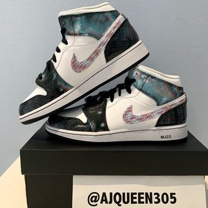 Air Jordan 1 Mid SE GS Take Flight 6Y